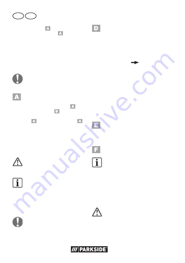 Parkside PNTSA 20-Li B1 Translation Of The Original Instructions Download Page 42