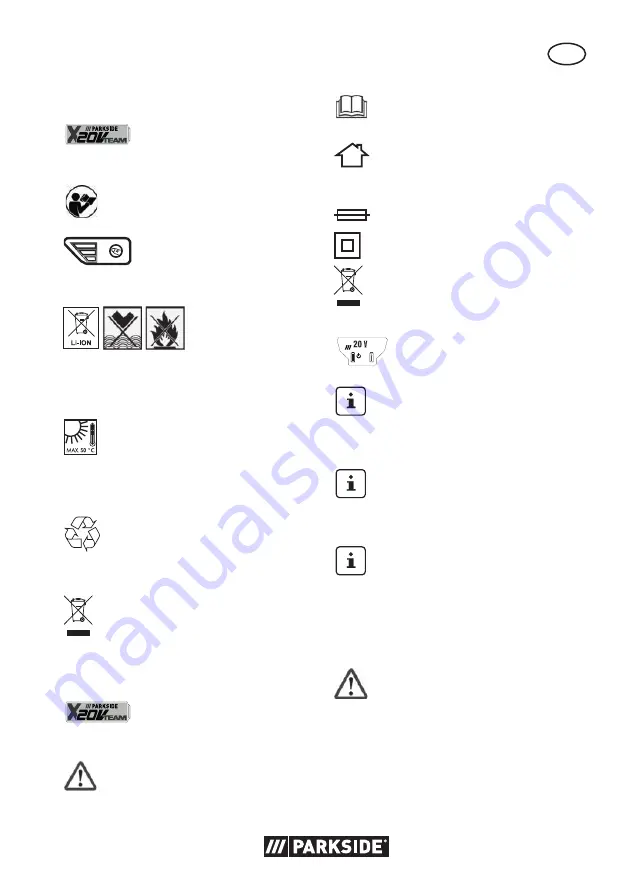 Parkside PNTSA 20-Li B1 Translation Of The Original Instructions Download Page 135