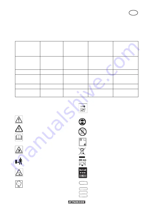 Parkside PRMA 40-Li C1 Original Instructions Manual Download Page 197