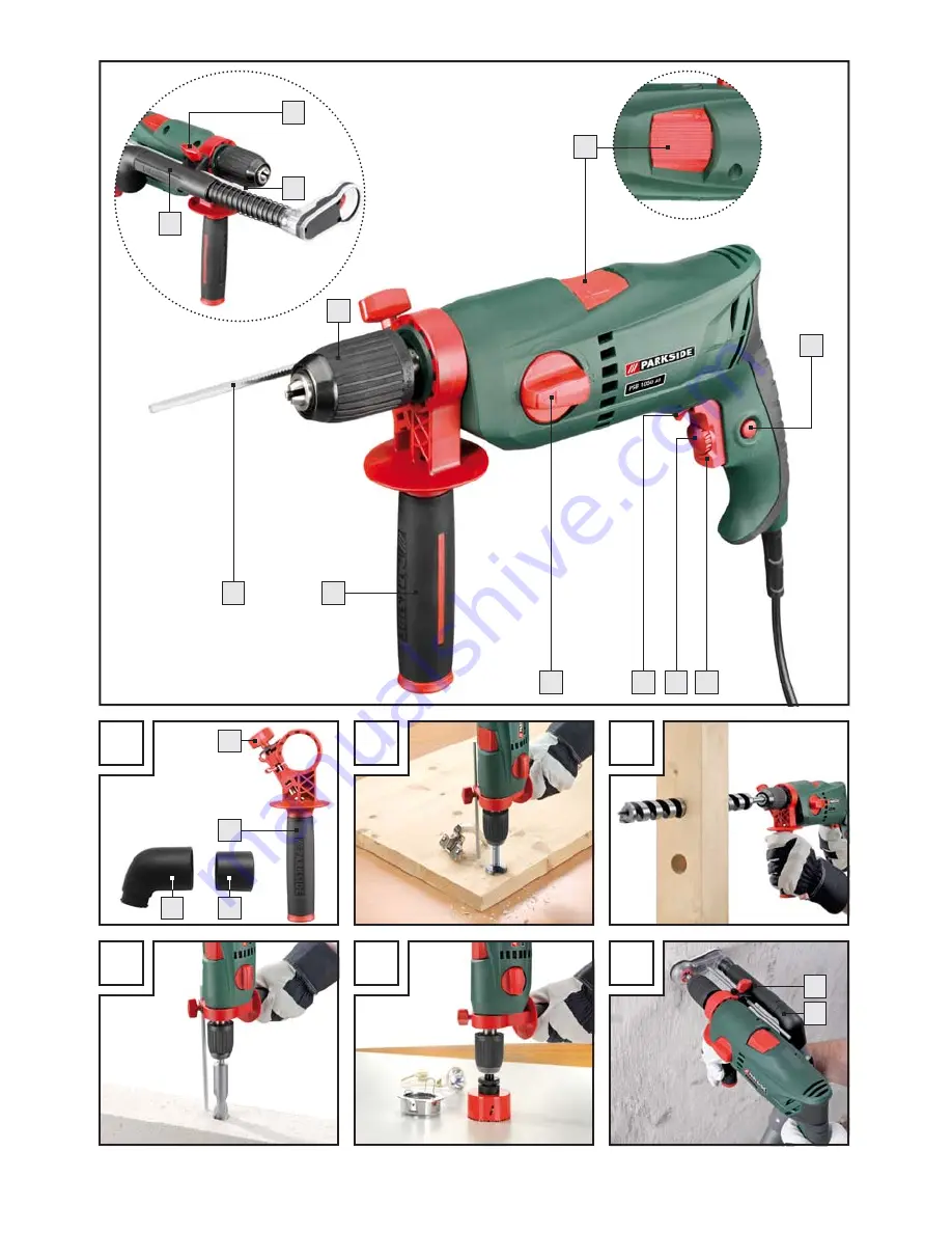 Parkside PSB 1050 A1 -  5 Скачать руководство пользователя страница 3