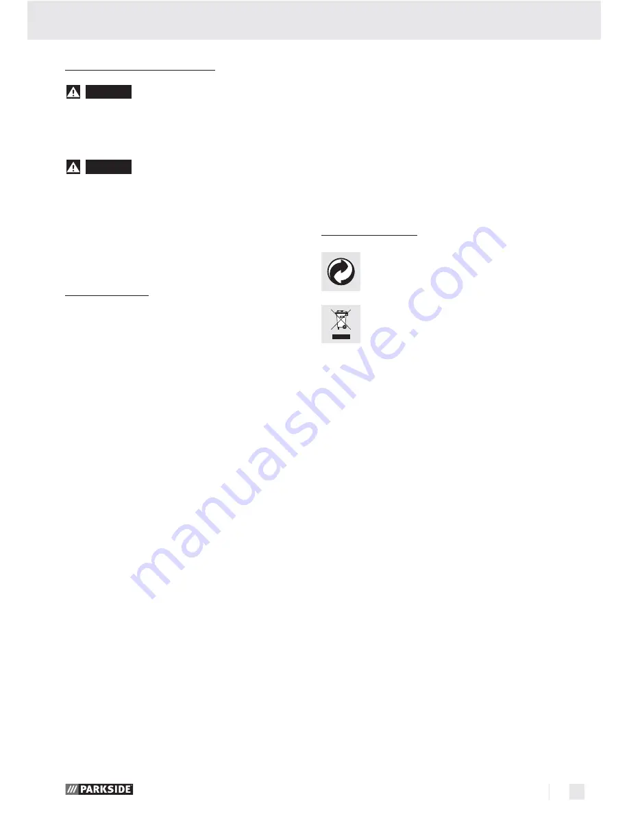 Parkside PSB 1050 A1 -  5 Operation And Safety Notes Download Page 22