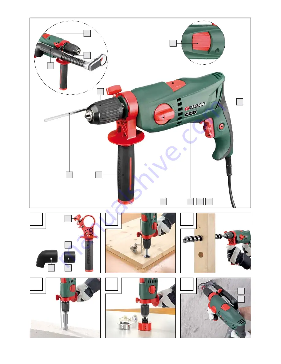 Parkside PSB 1050 A1 Скачать руководство пользователя страница 3