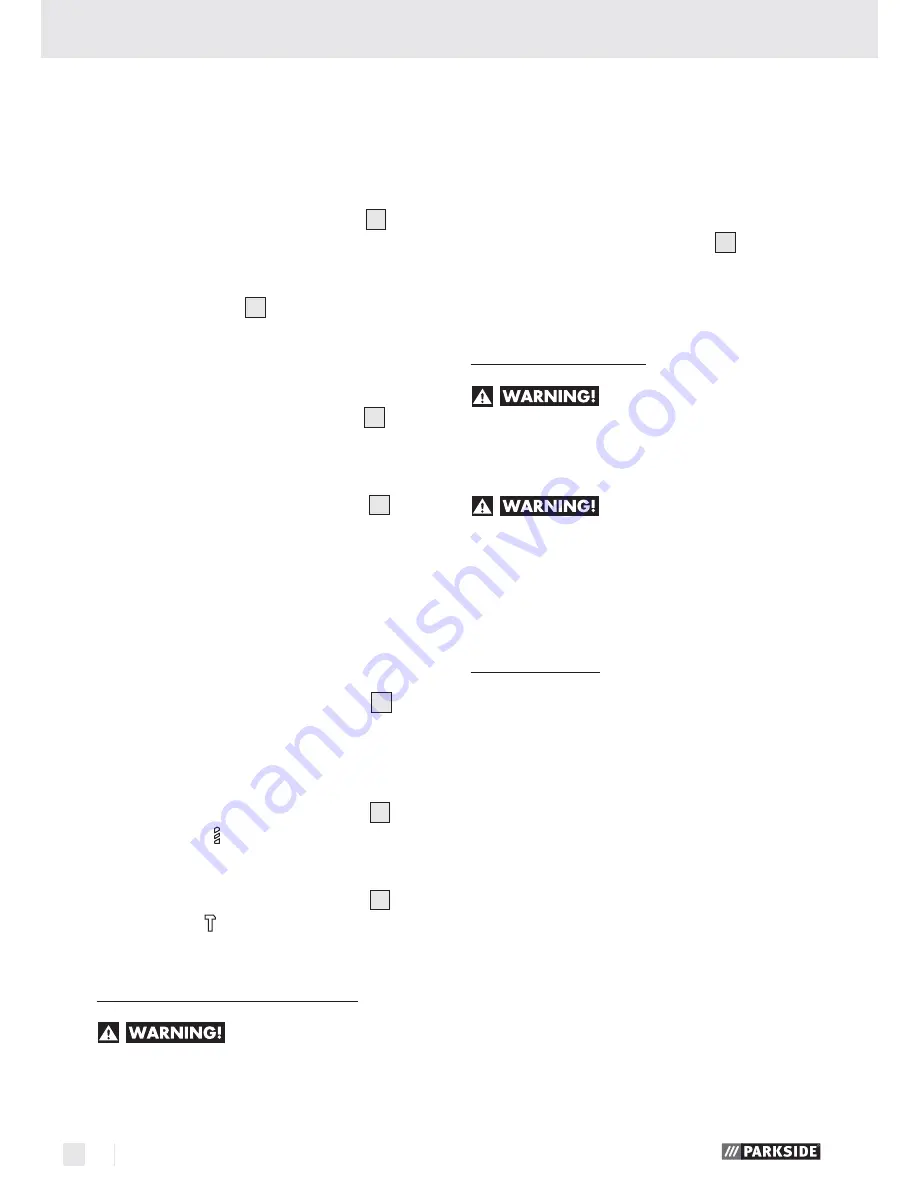 Parkside PSB 1050 A1 Operation And Safety Notes Download Page 12