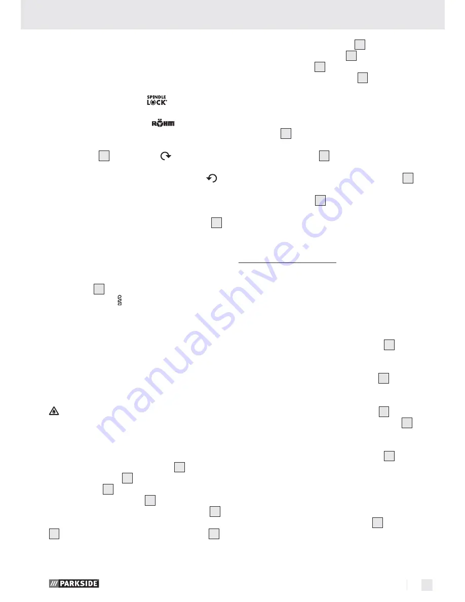 Parkside PSB 1050 A1 Operation And Safety Notes Download Page 71