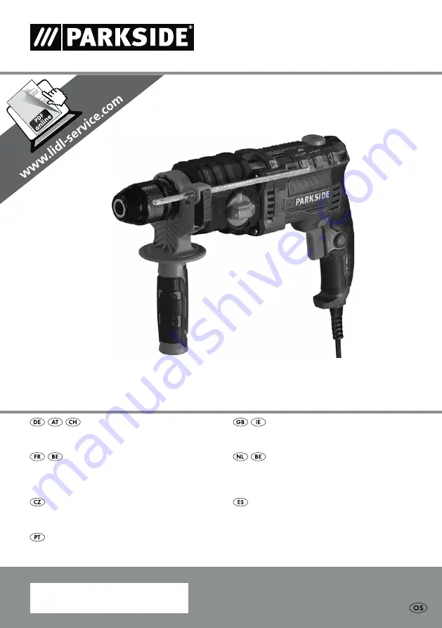 Parkside PSBM 1100 A Скачать руководство пользователя страница 1