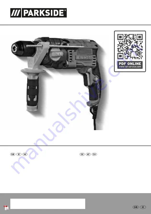 Parkside PSBM 1100 B1 Скачать руководство пользователя страница 1