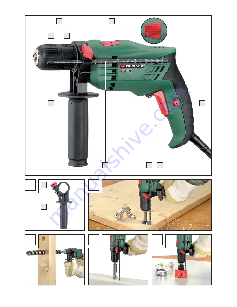 Parkside PSBM 500 A1 -  5 Operation And Safety Notes Download Page 3