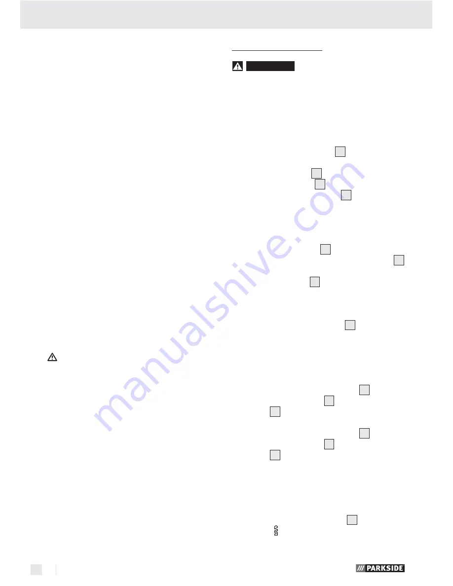 Parkside PSBM 500 A1 -  6 Operation And Safety Notes Download Page 9