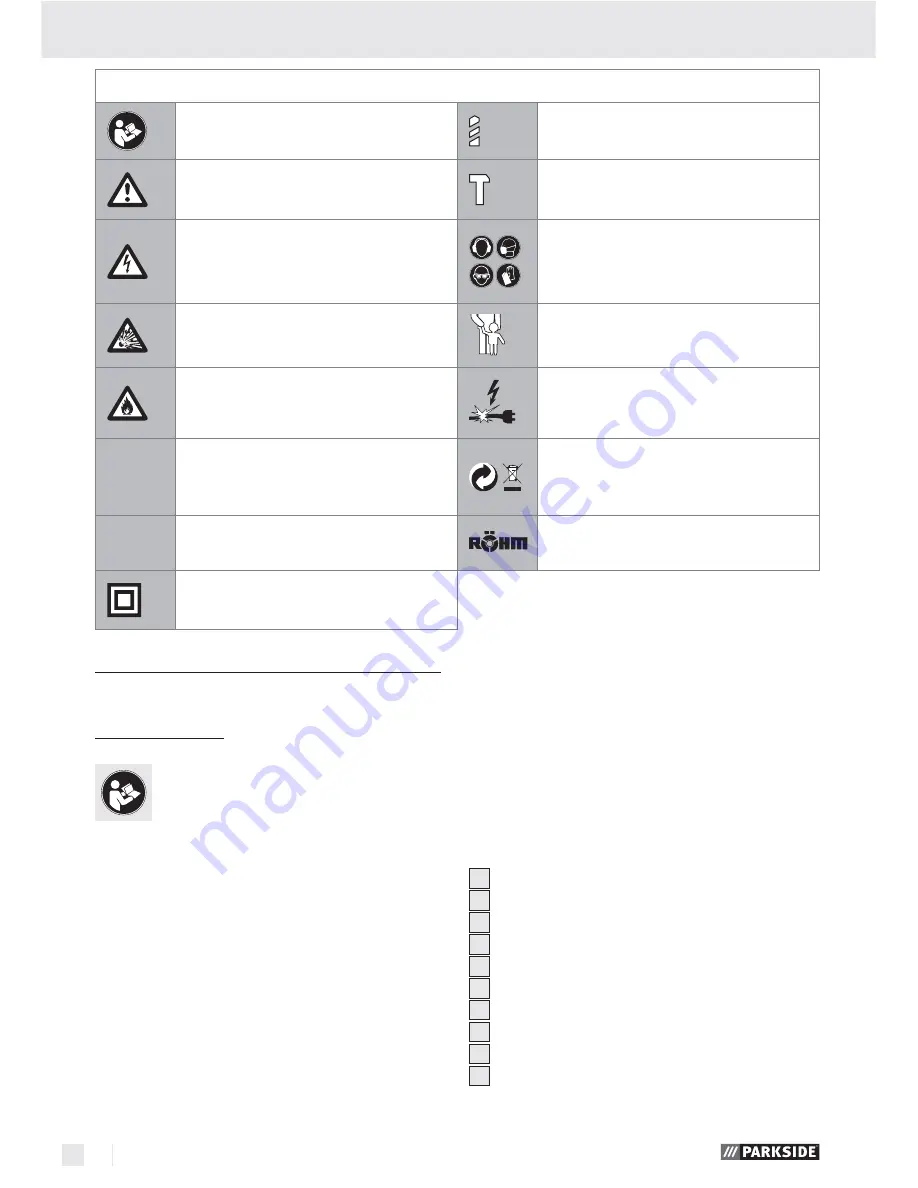 Parkside PSBM 500 A1 -  7 Manual Download Page 53