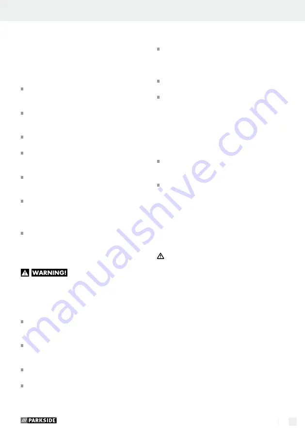 Parkside PSBM 500 A2 Operation And Safety Notes Download Page 9