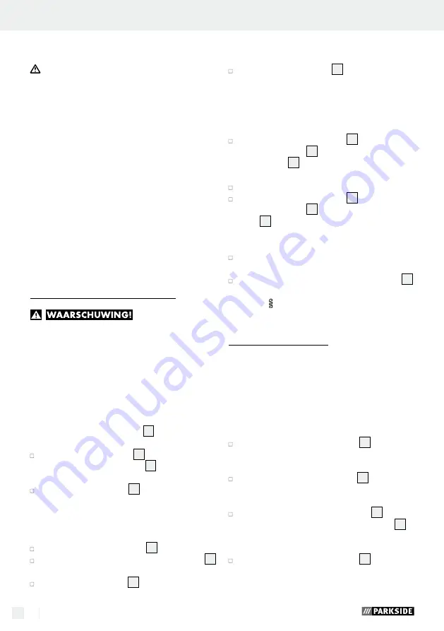 Parkside PSBM 500 A2 Operation And Safety Notes Download Page 44