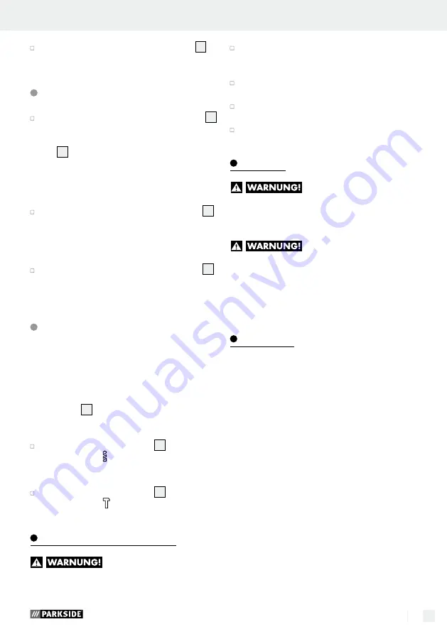 Parkside PSBM 500 A2 Operation And Safety Notes Download Page 55