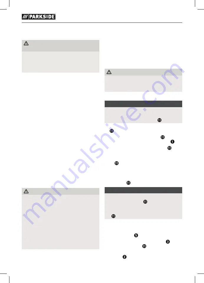 Parkside PSBM 750 B2 Translation Of The Original Instructions Download Page 19