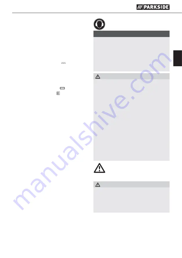 Parkside PSBSA 18-Li B2 Translation Of Original Operation Manual Download Page 30