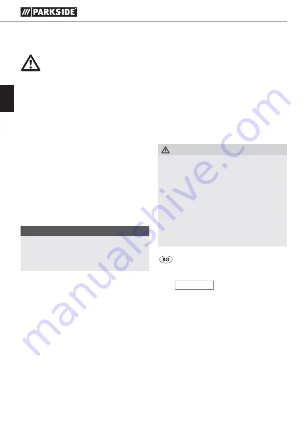 Parkside PSBSA 18-Li B2 Translation Of Original Operation Manual Download Page 37