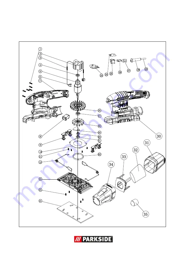 Parkside PSS 250 B2 Original Instructions Manual Download Page 29