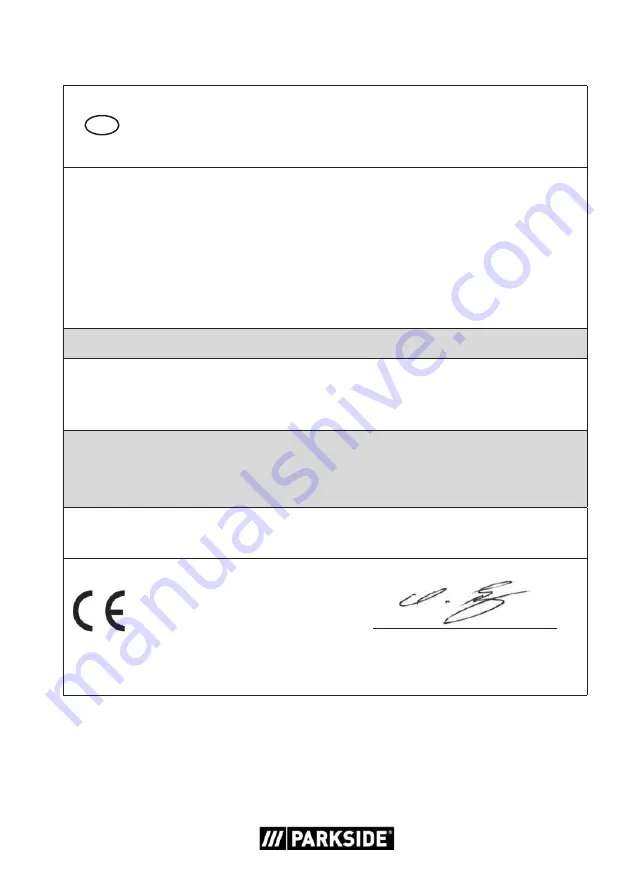 Parkside PSS 65 B1 Translation Of The Original Instructions Download Page 109