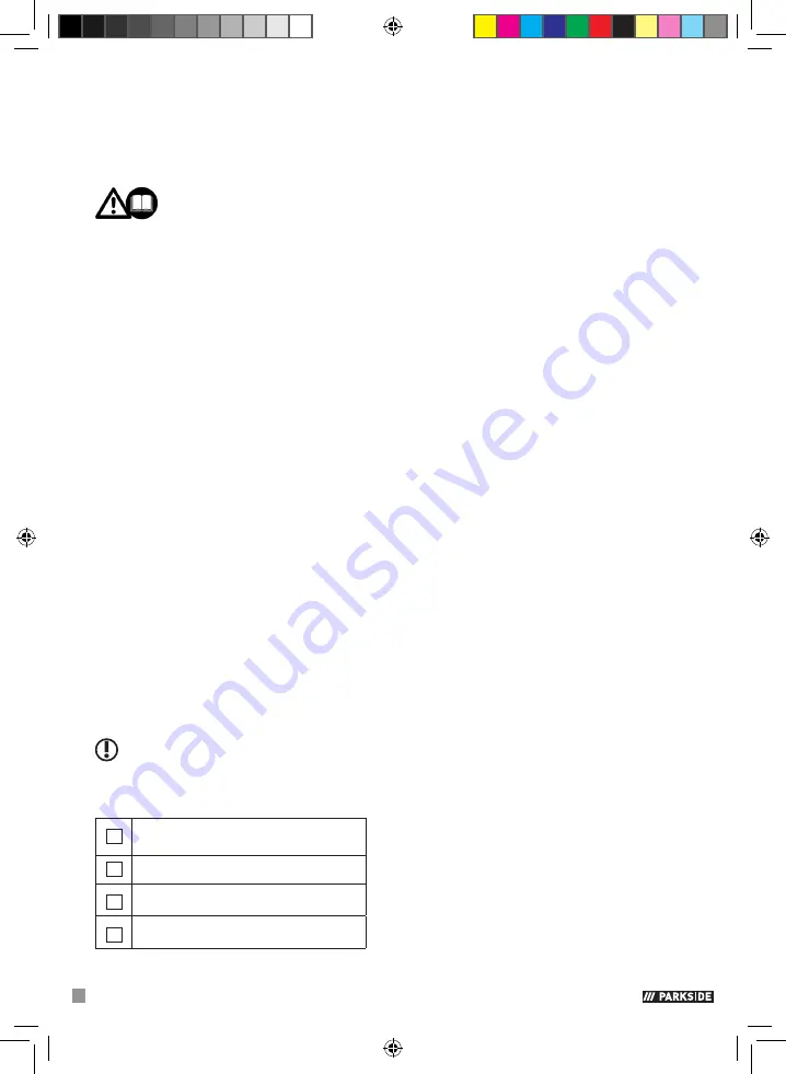 Parkside PSTB 6 A1 Operation And Safety Notes Download Page 6