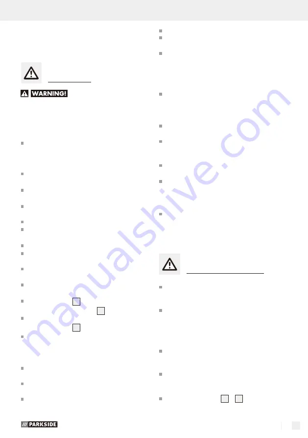 Parkside PSZ 250 B2 Operation And Safety Notes Download Page 11