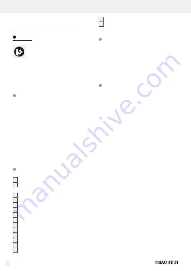 Parkside PSZ 250 B2 Operation And Safety Notes Download Page 18