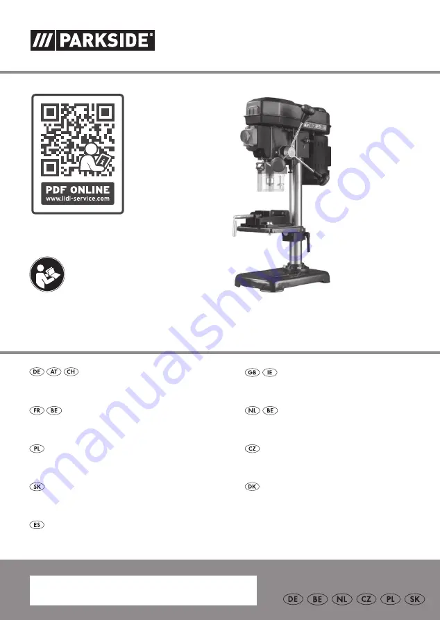 Parkside PTBM 400 A Скачать руководство пользователя страница 1