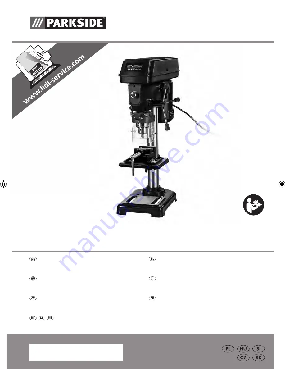 Parkside PTBM 500 A1 Скачать руководство пользователя страница 1