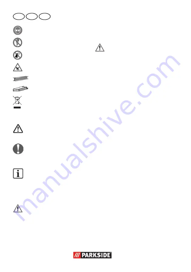 Parkside PTBM 500 B2 Translation Of The Original Instructions Download Page 54