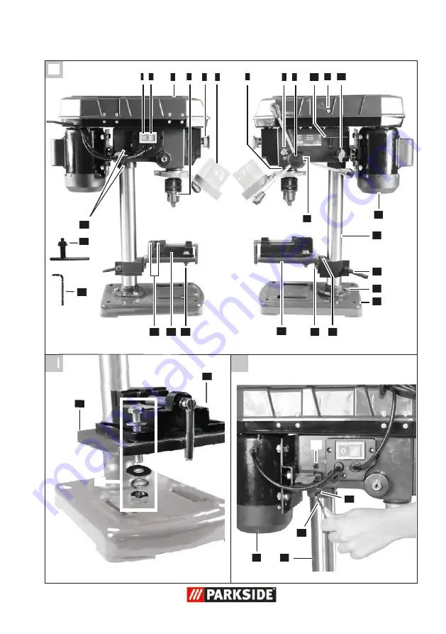 Parkside PTBM 500 D4 Translation Of The Original Instructions Download Page 3