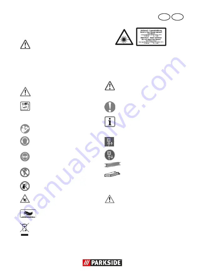 Parkside PTBM 500 E5 Translation Of The Original Instructions Download Page 27