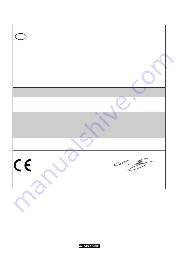 Parkside PTPK 270 A1 Translation Of The Original Instructions Download Page 110