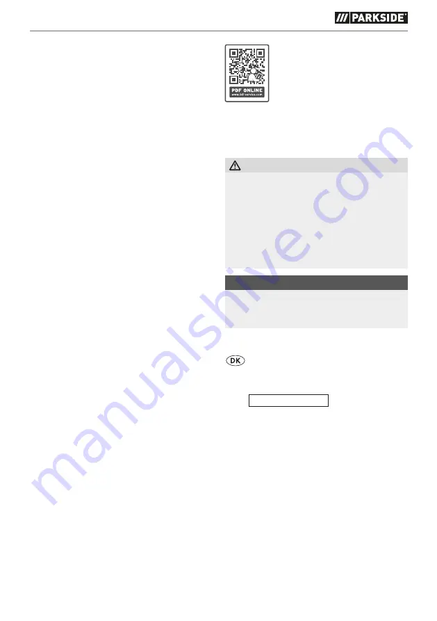 Parkside PWBSA 12 A1 Translation Of The Original Instructions Download Page 131