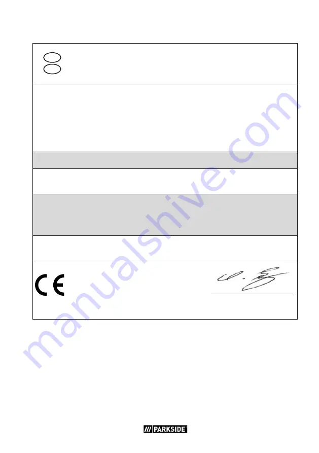 Parkside PWD 20 A1 Original Instructions Manual Download Page 43