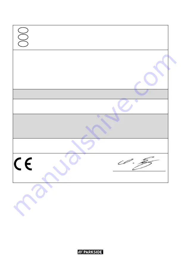 Parkside PWD 20 A1 Original Instructions Manual Download Page 44