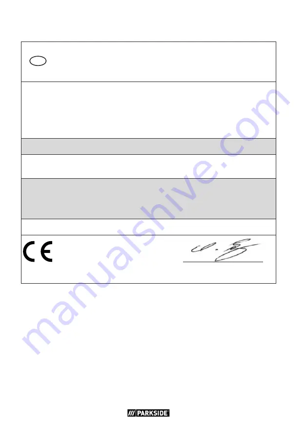 Parkside PWD 25 A2 Translation Of The Original Instructions Download Page 124