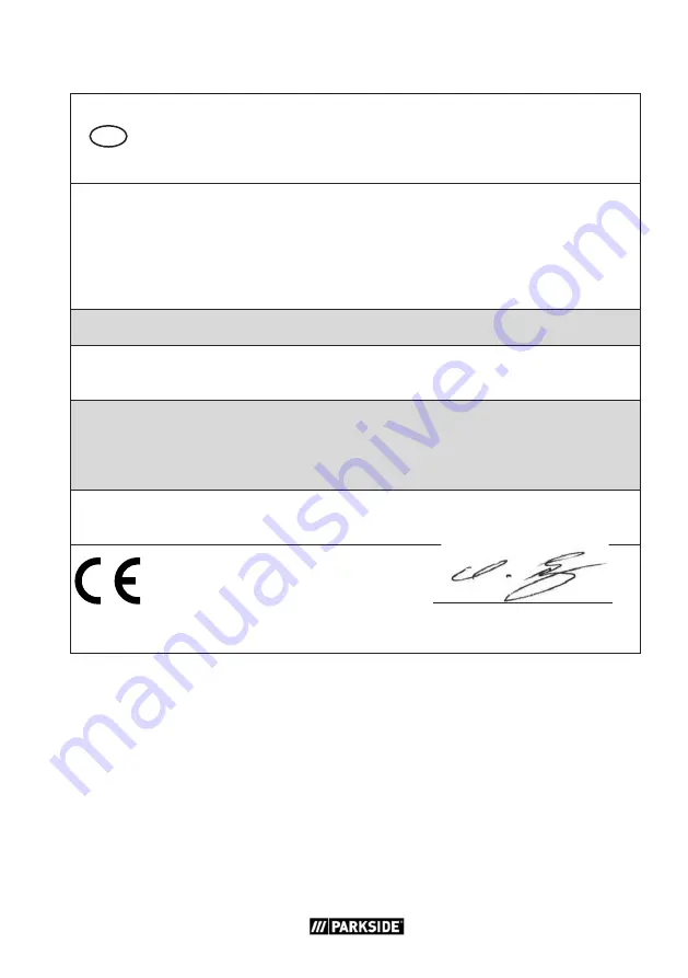 Parkside PWD 25 A2 Translation Of The Original Instructions Download Page 125