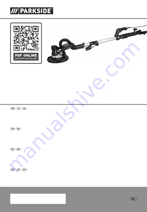 Parkside PWDS 920 B2 Скачать руководство пользователя страница 1