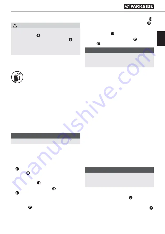 Parkside PWS 230 B2 Instructions Manual Download Page 27