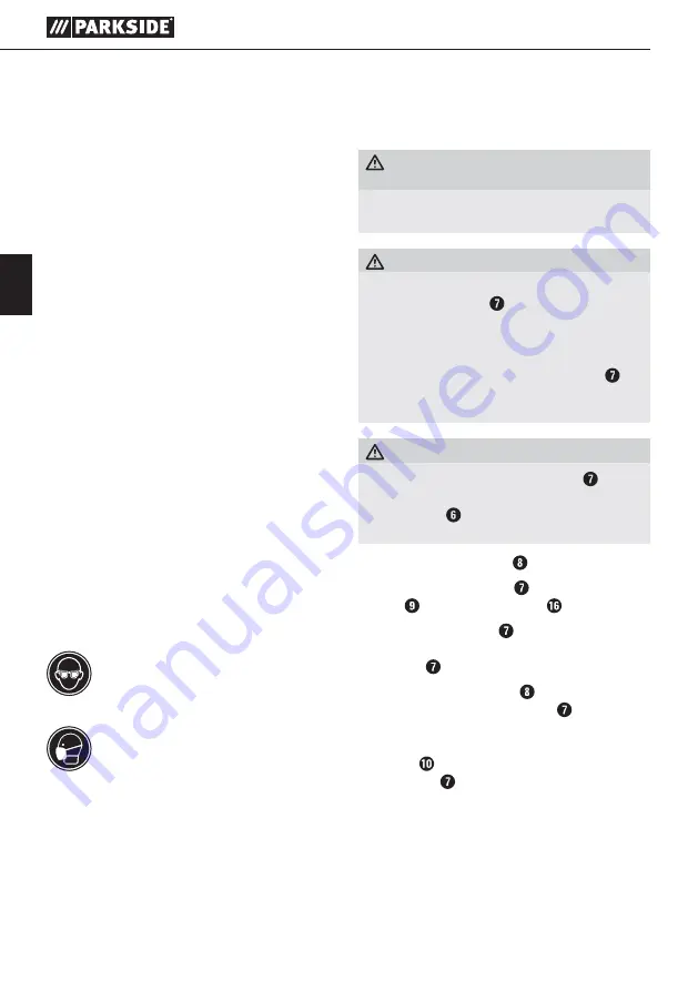 Parkside PWS 230 B2 Instructions Manual Download Page 54