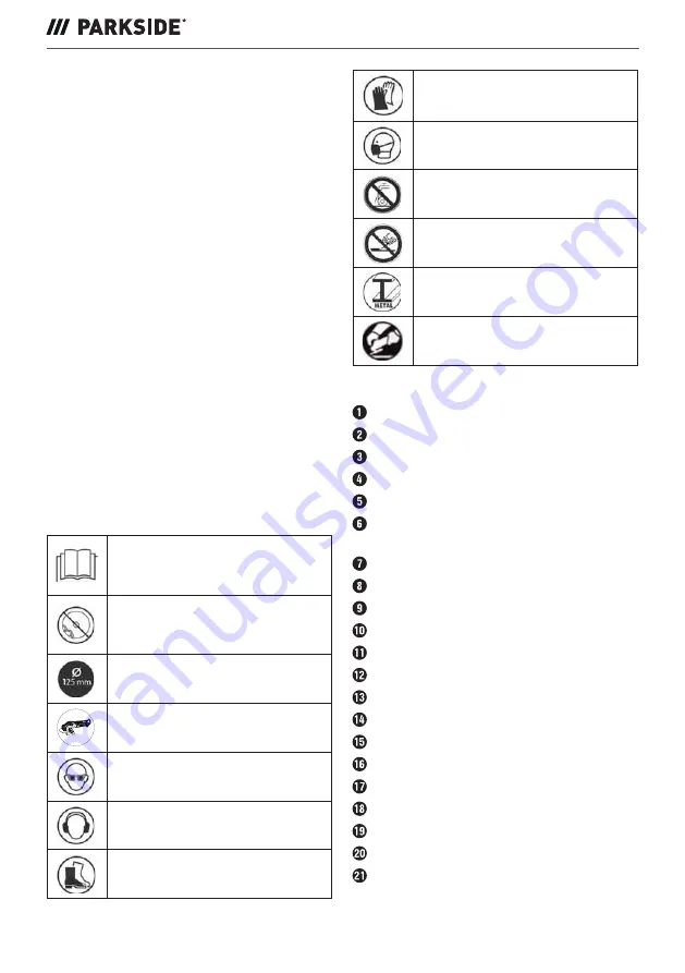 Parkside PWSA 20-Li F4 Translation Of The Original Instructions Download Page 25