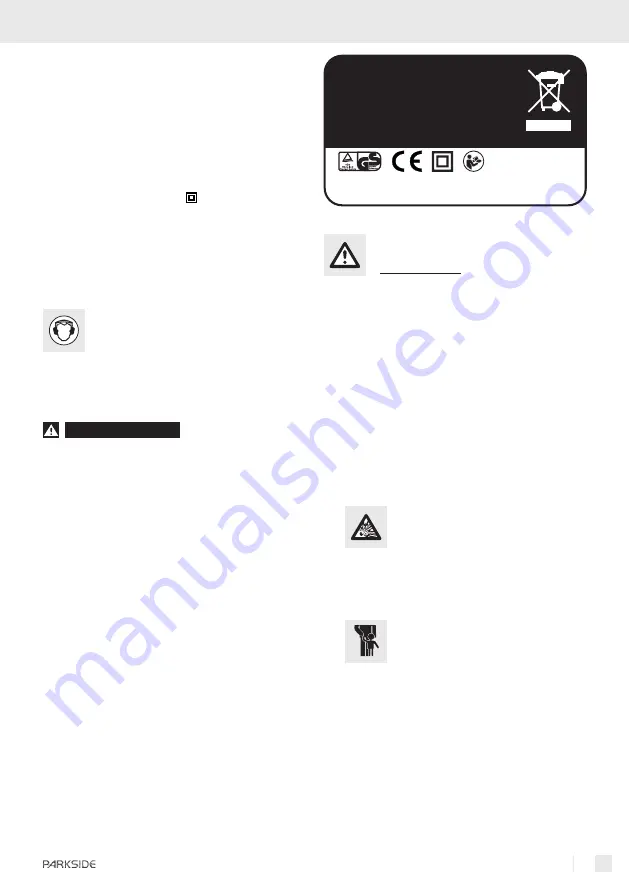 Parkside XQ 600 - MANUAL 2 Operation And Safety Notes Download Page 25