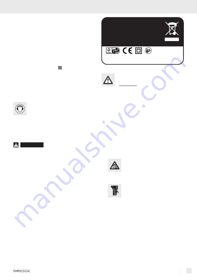 Parkside XQ 600 - MANUAL 2 Operation And Safety Notes Download Page 45