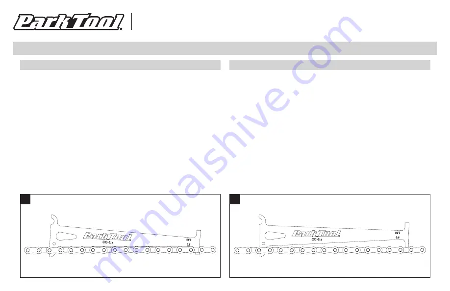 parktool CC-3.2 Instructions Download Page 2