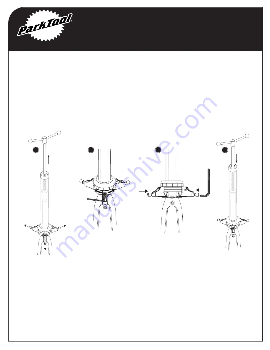 parktool CRP-2 Quick Start Manual Download Page 1