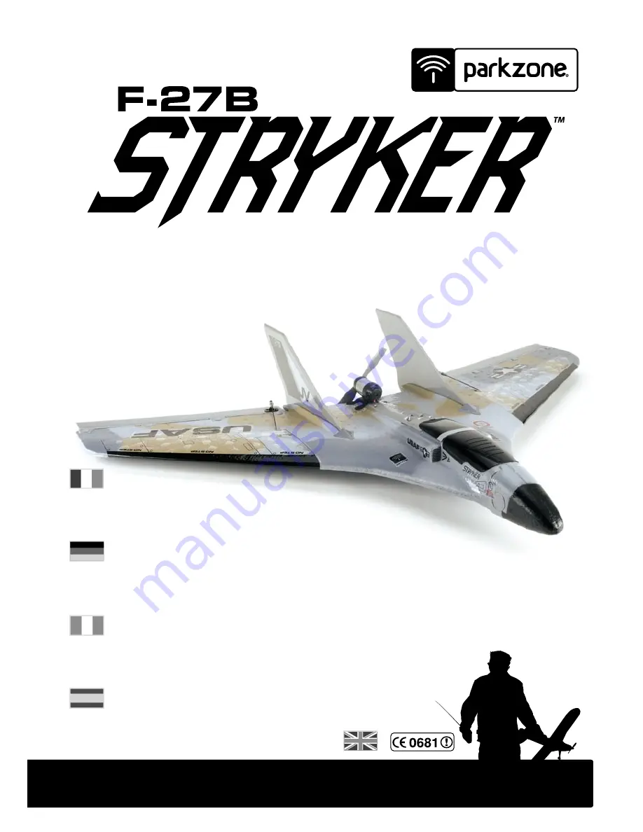 PARKZONE F-27B Stryker Instruction Manual Download Page 1