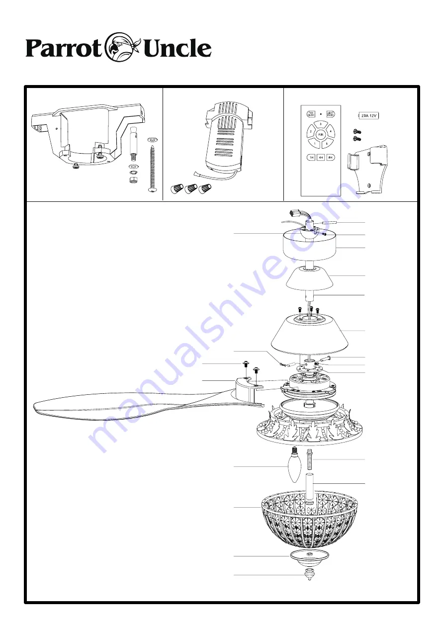 Parrot Uncle BBA544003CA Use And Care Manual Download Page 4