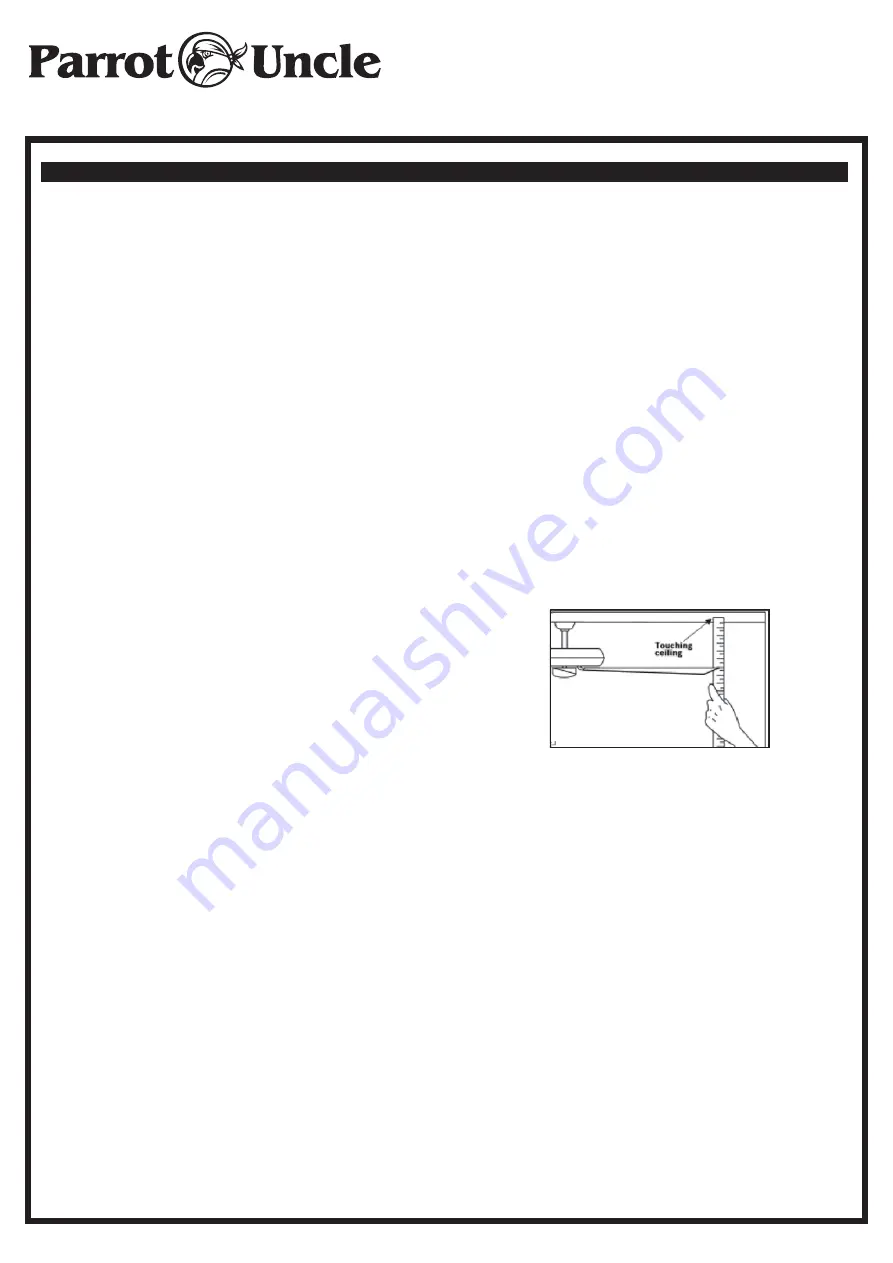 Parrot Uncle BBEL2101ORB Use And Care Manual Download Page 13