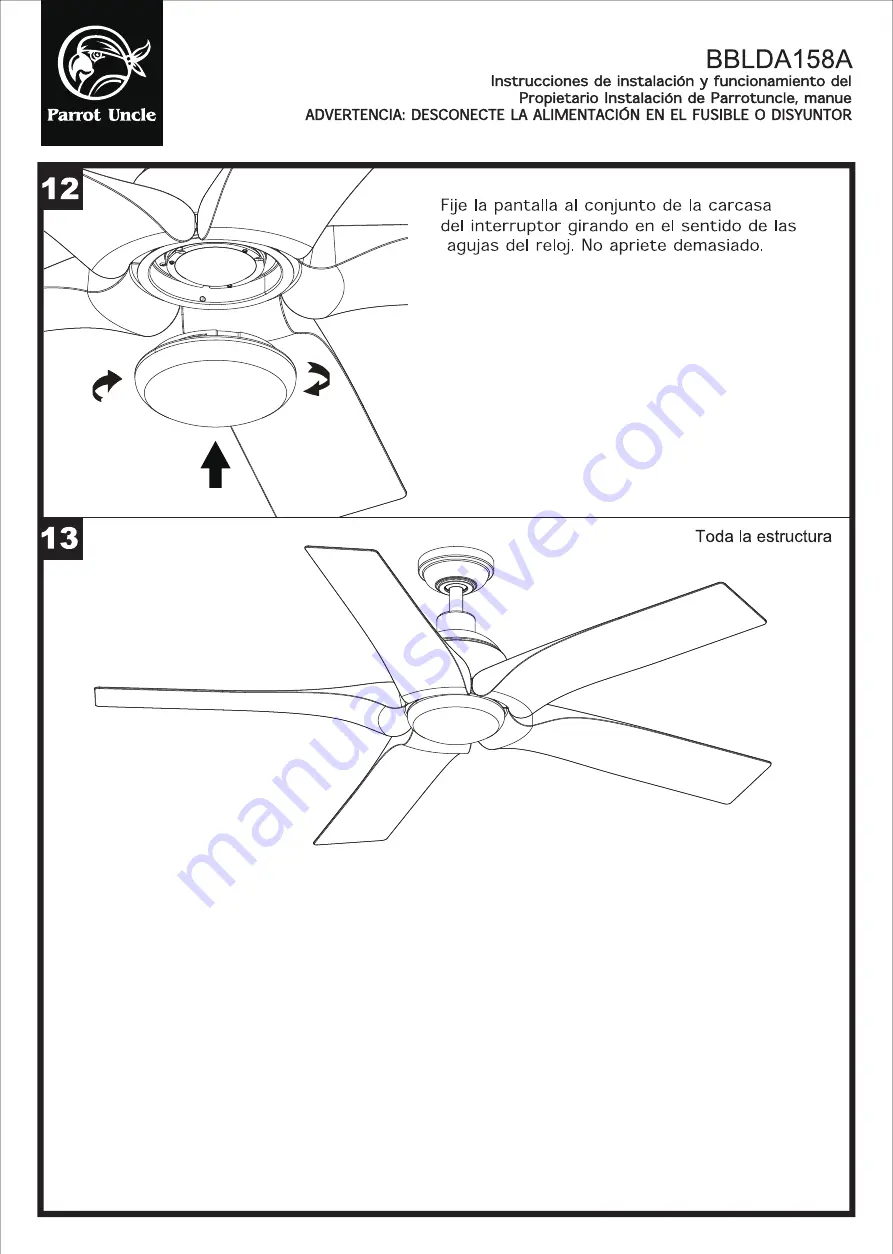 Parrot Uncle BBLDA158A Скачать руководство пользователя страница 22