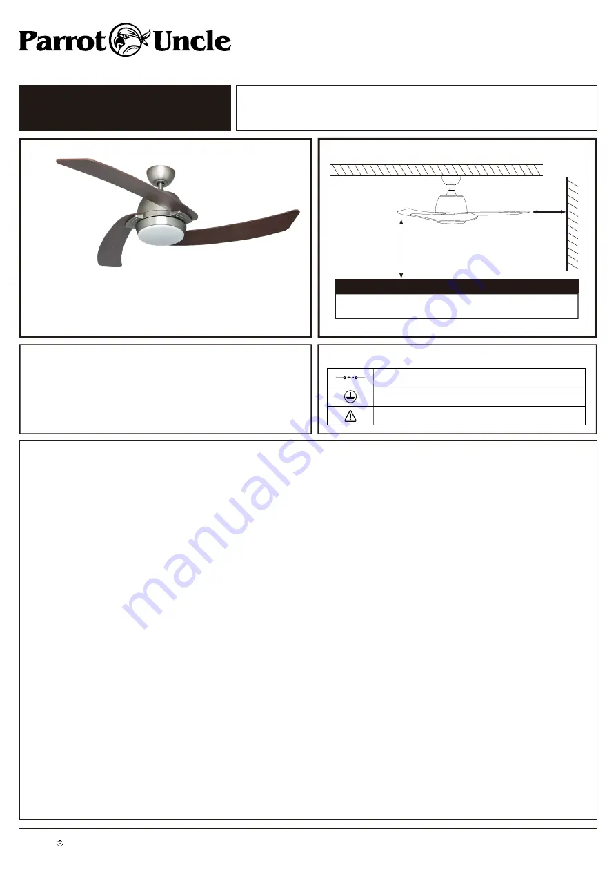 Parrot Uncle F6261110V Owner'S Manual Download Page 1