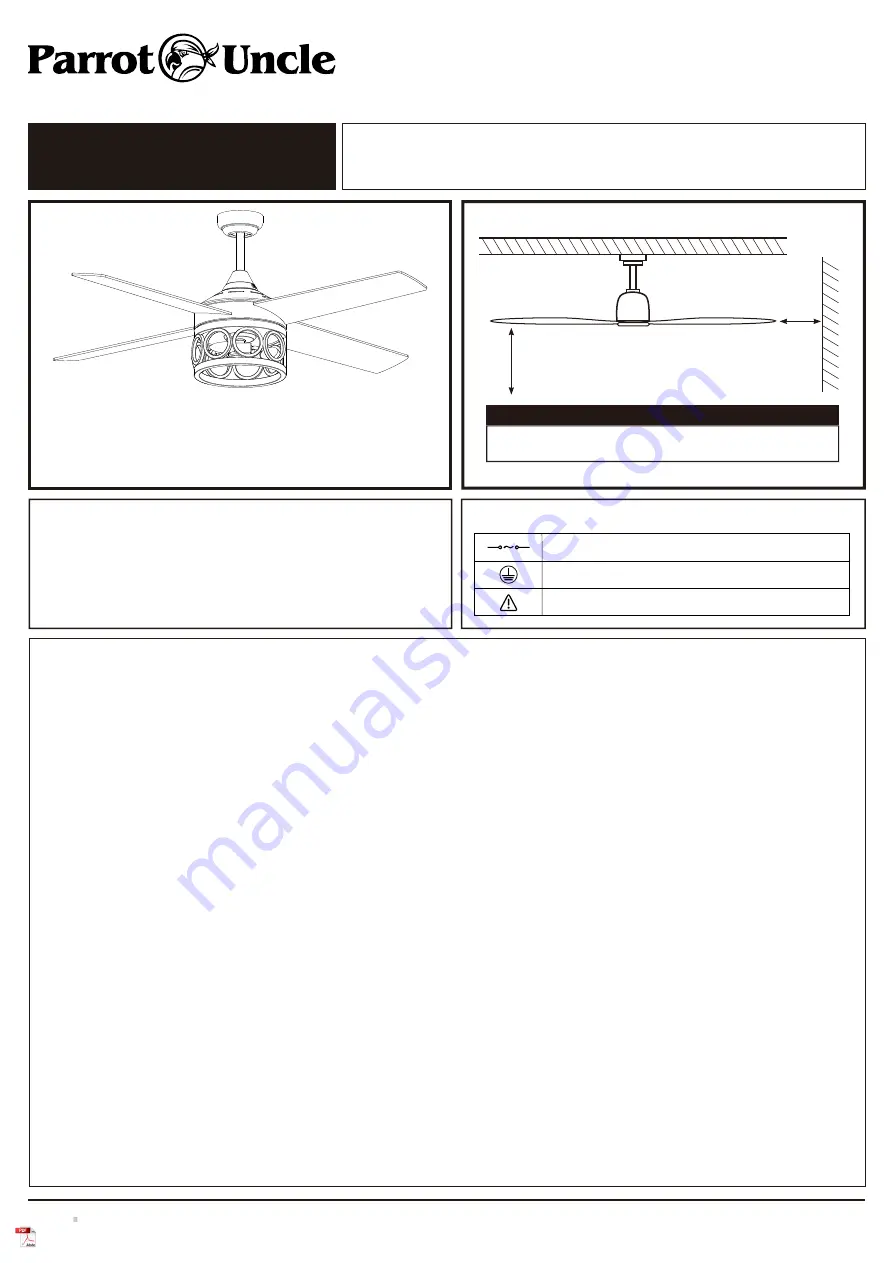 Parrot Uncle F6287 Owner'S Manual Download Page 1