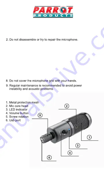 Parrot IS1003 User Manual Download Page 2